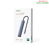 Thiết bị mở rộng Type-C 5 in 1 Sang HDMI 4K@60Hz + USB 3.0*3 + Lan 1000Mbps Ugreen 20934 cao cấp