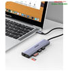 Thiết bị mở rộng USB type-C to HDMI 4K@60hz/ Hub USB 3.0/ SD/TF/Lan Gigabit chính hãng Ugreen 20954