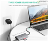 Thiết bị mở rộng USB type-C to HDMI/Hub USB 3.0/SD/TF/Lan Gigabit chính hãng Ugreen 50538 cao cấp