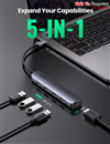 Thiết bị mở rộng USB Type C to HDMI kèm Hub 4 cổng USB 3.0 Ugreen 20197 cao cấp