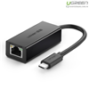 USB 2.0 chuẩn C to Lan 10/100 Mbps Ethernet Adapter UG-30287 Chính hãng Ugreen