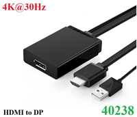 Bộ chuyển đổi HDMI + USB sang Displayport hỗ trợ 4K*2K Ugreen 40238 cao cấp