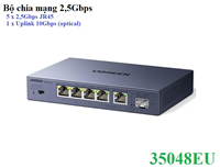 Bộ Switch chia mạng LAN 5 cổng 2.5G với 1 cổng Uplink SFP+ 10G Ugreen 35048EU/CM753 cao cấp