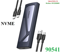 Box ổ cứng SSD M.2 B&M-Key & M-Key NVME/PCIE 3.0 USB Type-C 3.2 GEN2 tốc độ 10Gbps Ugreen 90541