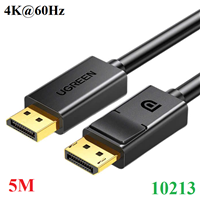 Cáp chuyển đổi Displayport to Displayport dài 5m 2K*4K@30Hz 28AWG Ugreen 10213 cao cấp