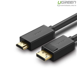 Cáp Displayport 1.2 to HDMI dài 1m hỗ trợ 4K*2K Ugreen 10238 cao cấp
