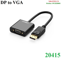 Cáp chuyển đổi Displayport to VGA chính hãng Ugreen 20415 cao cấp