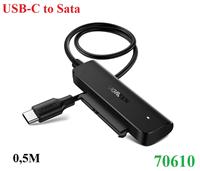 Cáp chuyển đổi USB Type-c 3.1 sang Sata III 2.5 HDD/SSD tốc độ 5Gbps Ugreen 70610 cao cấp