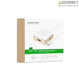 Cáp chuyển đổi USB type C to HDMI + Hub USB 2.0 & 3.0 hỗ trợ sạc Macbook chính hãng Ugreen 30441