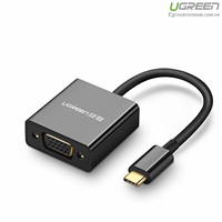 Cáp chuyển đổi USB Type-C to VGA chính hãng Ugreen 50250 cao cấp