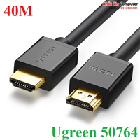 Cáp HDMI 1.4 dài 40M hỗ trợ 1080p@60Hz 3D/HDR/ARC Ugreen 50764 cao cấp (Có IC)