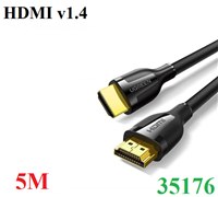 Cáp HDMI 1.4 dài 5m hỗ trợ hỗ trợ độ phân giải 4K@30Hz Ugreen 35176 cao cấp