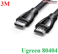 Cáp HDMI 2.1 dài 3m Ultra HD 8K@60Hz Ugreen 80404 Cao Cấp