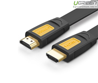 Cáp HDMI 3M sợi dẹt hỗ trợ 4Kx2K chính hãng Ugreen 11186 cao cấp