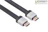Cáp HDMI dẹt 1,5M Ugreen hỗ trợ 3D, 4K Ugreen 10260 Chính hãng