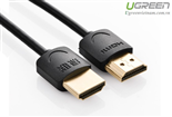 Cáp HDMI Ugreen dài 1,5m Ultra Slim chính hãng Hỗ trợ 3D, 4K*2K, full HD 11198