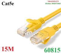 Cáp mạng đúc sẵn Cat5e dài 15m chính hãng Ugreen 60815 cao cấp