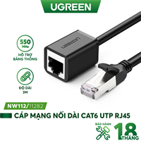 Cáp mạng đúc sẵn Cat6 nối dài 5m chính hãng Ugreen 11283 cao cấp