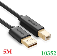 Cáp máy in USB 2.0 dài 5m Ugreen 10352 cao cấp