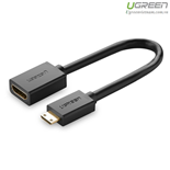 Cáp nối dài Mini HDMI to HDMI dài 20cm chính hãng Ugreen 20137
