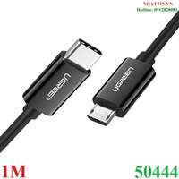 Cáp sạc, dữ liệu USB Type-C to Micro USB dài 1M Ugreen 50444 cao cấp
