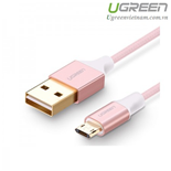 Cáp sạc Micro USB cắm 2 chiều dài 1m chính hãng Ugreen 30855 cao cấp