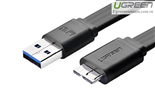 Cáp USB 3.0 cho ổ cứng di động HDD 2,5 ing dài 2m chính hãng Ugreen 10811