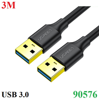 Cáp USB 3.0 dài 3M hai đầu đực Ugreen 90576 cao cấp
