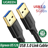 Cáp USB 3.0 hai đầu đực dài 1m chính hãng Ugreen 10370 cao cấp