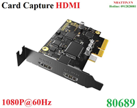 Card capture HDMI 1080P@60Hz hỗ trợ đầu vào 4K@60Hz Pci-e x1 Ugreen 80689 cao cấp