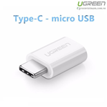 Đầu chuyển đổi USB Type C sang Micro USB chính hãng Ugreen 30154 cao cấp