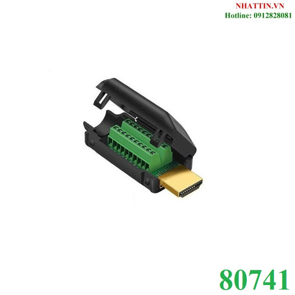 Đầu jack nối cáp HDMI Dương không hàn Ugreen 80741 cao cấp