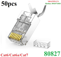 Hạt mạng RJ45 Cat6/Cat6a/Cat7 Hộp 50c chính hãng Ugreen 80827 cao cấp