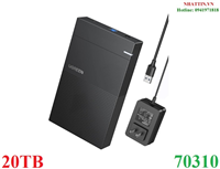 Hộp đựng ổ cứng 3.5 Sata 3/USB 3.0 tốc độ 5Gbps hỗ trợ 20TB Ugreen 70310 cao cấp