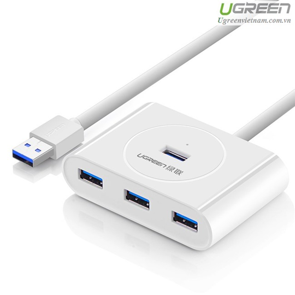 Hub USB 3.0 ra 4 cổng dài 80cm chính hãng Ugreen 20283 cao cấp
