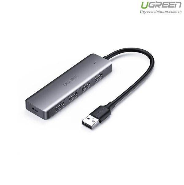 Phụ Kiện - Accessories :: UGREEN 4-Port USB3.0 Hub with USB-C Power Supply