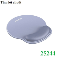 Tấm lót chuột cao su massage cổ tay Ugreen 25244/LP668 cao cấp (Màu Xám)