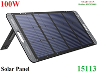 Tấm pin năng lượng mặt trời đi động 100W đơn tinh thể Ugreen 15113 cao cấp (Mono)